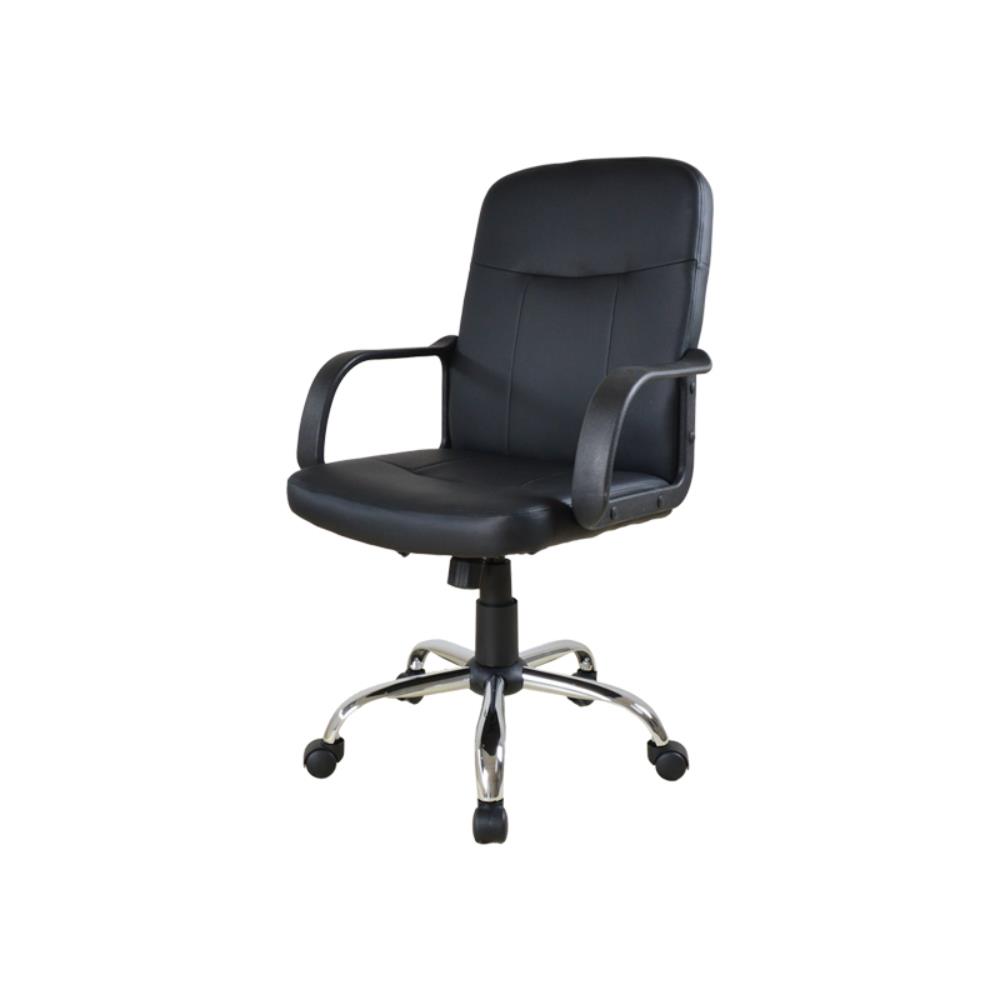 Καρέκλα γραφείου τροχήλατη Nextdeco ASSOS μαύρη Υ96-86x50x60εκ - Image 8