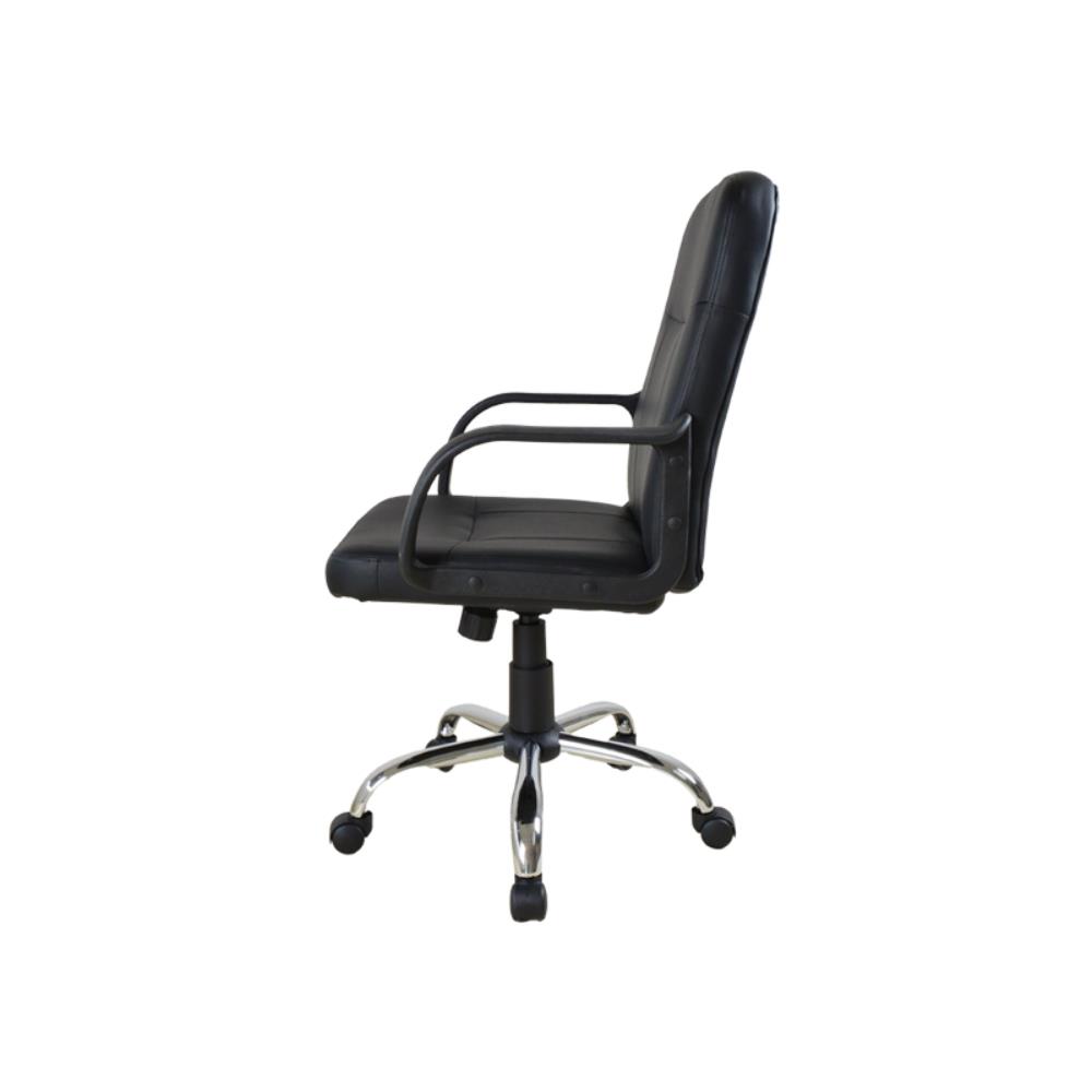 Καρέκλα γραφείου τροχήλατη Nextdeco ASSOS μαύρη Υ96-86x50x60εκ - Image 9