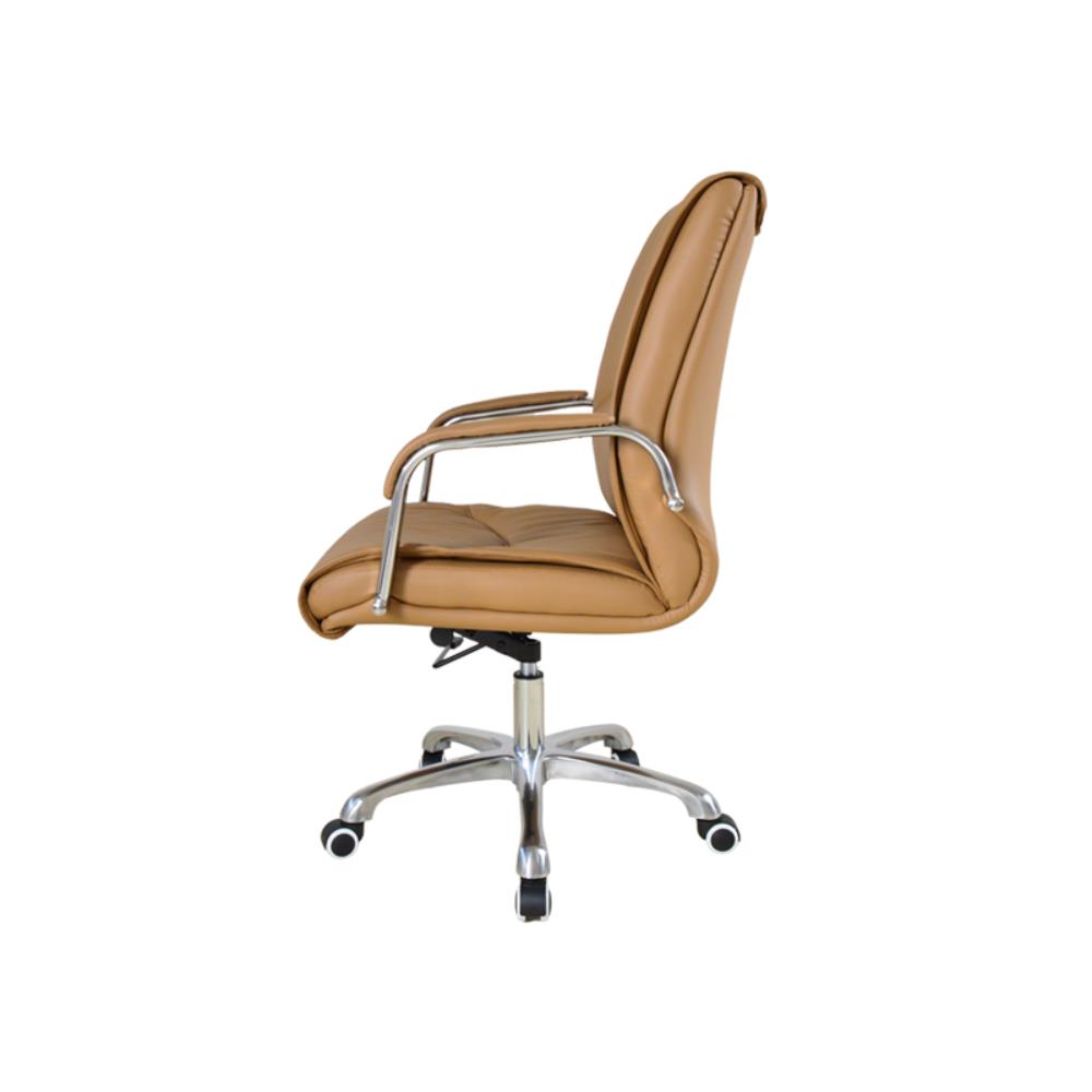 Καρέκλα γραφείου διευθυντική τροχήλατη Nextdeco Beluga camel Υ114-106x50x76εκ - Image 10