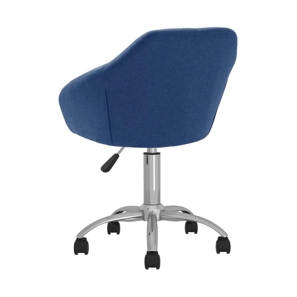 Καρέκλα γραφείου υφασμάτινη Nextdeco Jasper μπλε - πετρόλ
Υ88-78x54x54 εκ - Image 8