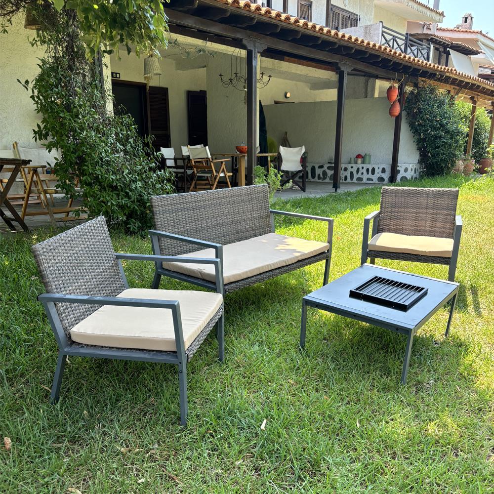 Ibiza σετ σαλόνι εξωτερικού χώρου 4τμχ - Image 3