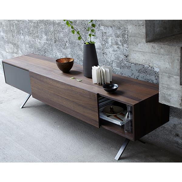 Έπιπλο τηλεόρασης Nextdeco ξύλινο με 2 ντουλάπια 160x45xY60εκ. - Image 4