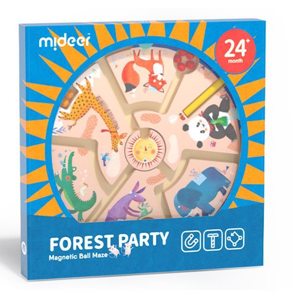 Mideer μαγνητικός λαβύρινθος "Forest Party" - Image 2