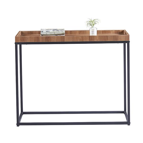 Κονσόλα μεταλλική Nextdeco MDF επιφάνεια Υ80x100x30εκ. - Image 4