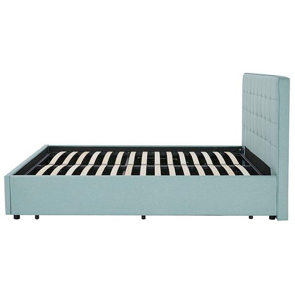 Κρεβάτι με αποθηκευτικό χώρο Nextdeco Soho γαλάζιο Υ110x200x160εκ. - Image 7