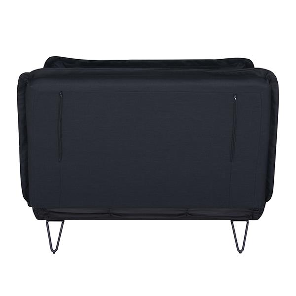 Πολυθρόνα - κρεβάτι Nextdeco Madrid μαύρη Υ82x112x92εκ. - Image 9