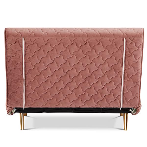 Πολυθρόνα κρεβάτι Nextdeco Barcelona καπιτονέ ροζ Υ83x106x92εκ. - Image 9