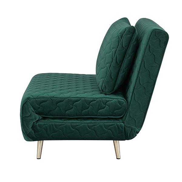 Πολυθρόνα κρεβάτι Nextdeco Barcelona καπιτονέ πράσινο Υ83x106x92εκ. - Image 9