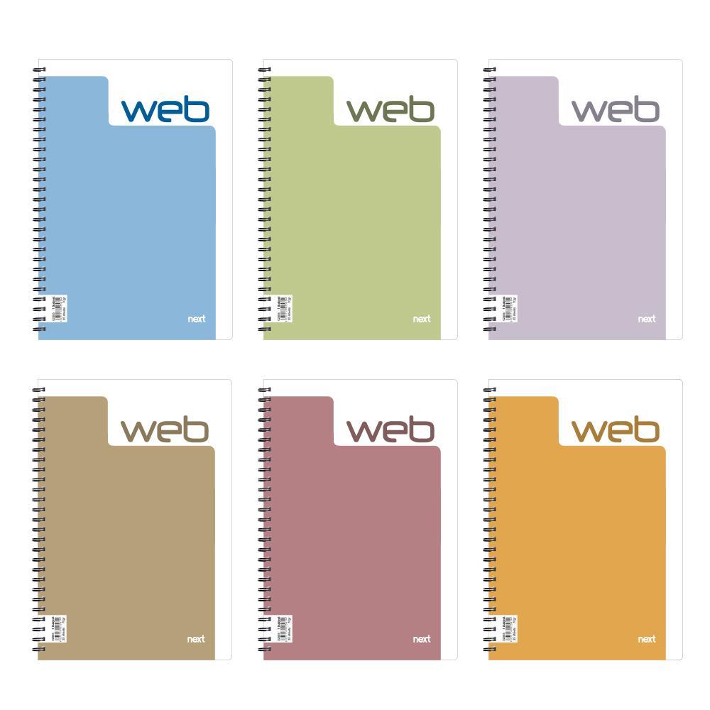 Next web τετράδιο σπιράλ 17x25εκ. 4θεμ. - Image 2