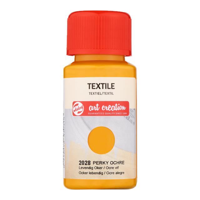 Talens χρώμα textile 2028 perky ochre 50ml - Image 2