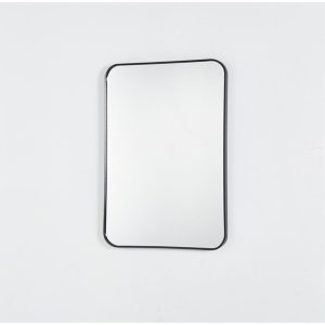 Καθρέφτης επιτοίχιος ορθογώνιος Nextdeco μαύρο μεταλλικό πλαίσιο 50x70εκ.