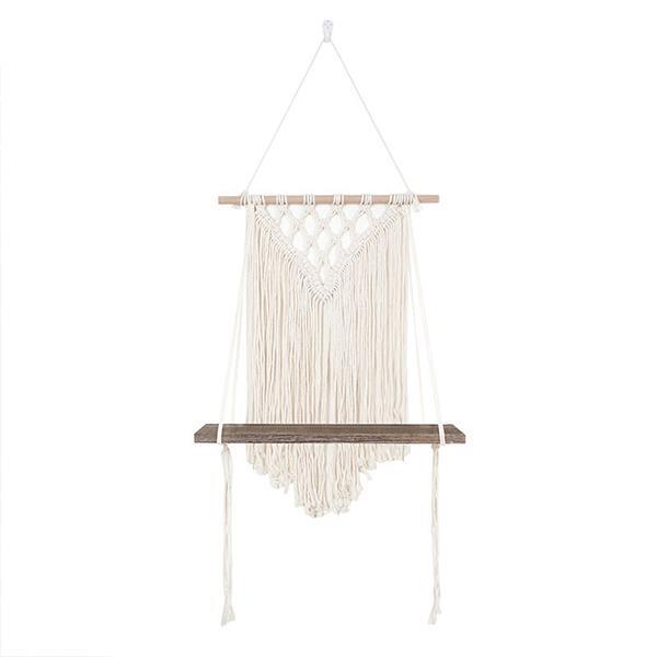 Ράφι επιτοίχιο από μακραμέ 40x58εκ. - Image 4