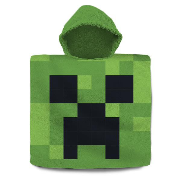 Πετσέτα παιδική θαλάσσης, πόντσο με κουκούλα "Minecraft" 60x60εκ. - Image 2