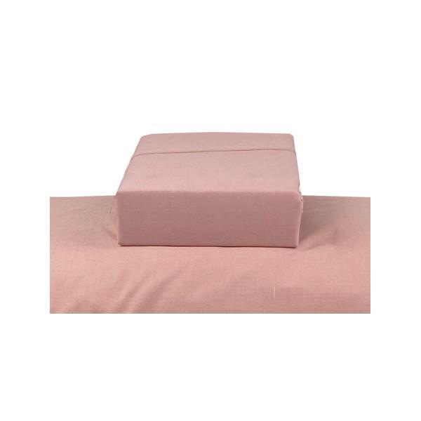 Σεντόνι μονό Πεννιέ Dusty Rose από 100% βαμβάκι 170x270εκ. - Image 2