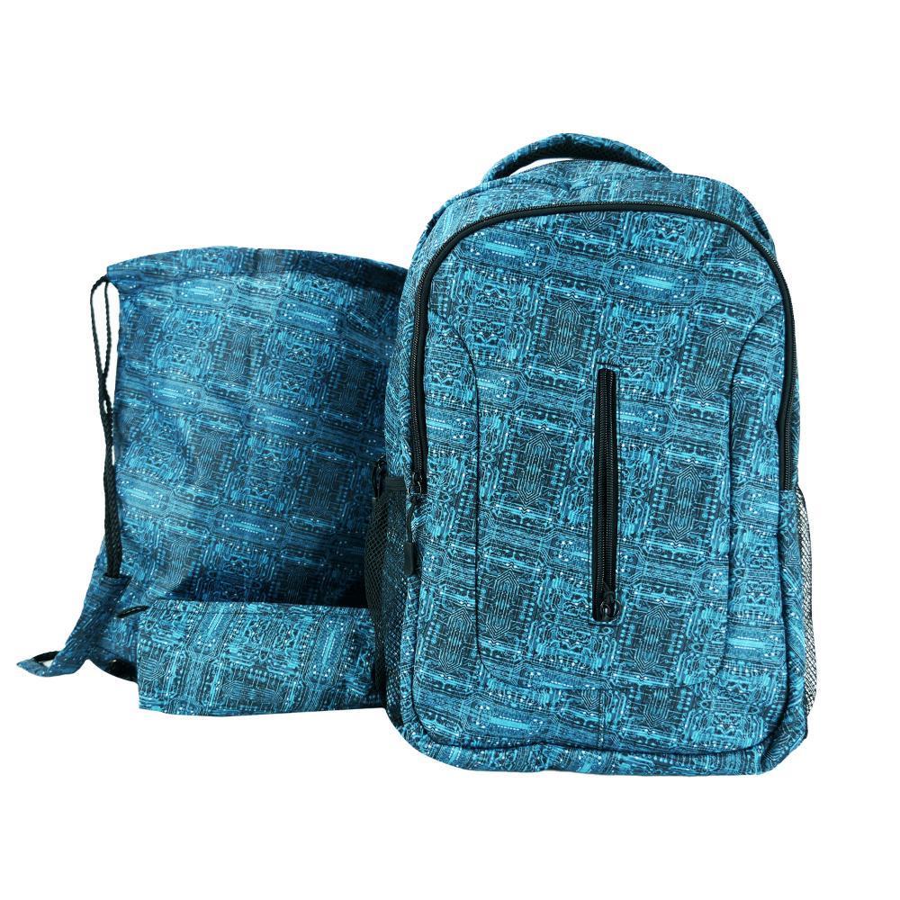 Σακίδιο τσάντα γυμναστικής - μολυβοθήκη No Name Green