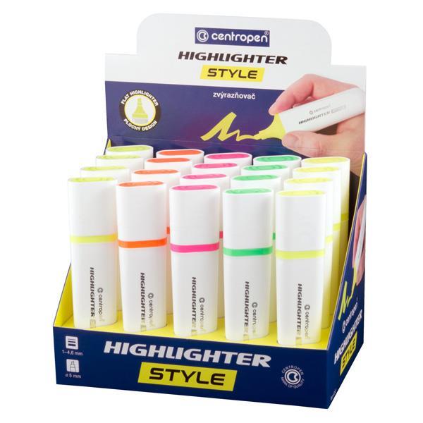 Centropen σταντ 20τεμ. Fluo φωσφορούχων μαρκαδόρων υπογράμμισης - Image 2