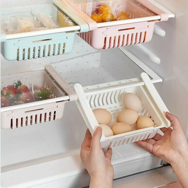 Ράφι ψυγείου επεκτεινόμενο Y7,5x16,4x28,5εκ. λευκό - Image 8