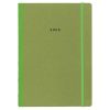 Next ημερολόγιο 2025 Natural ημερήσιο flexi πράσινο με λάστιχο 17x25εκ.