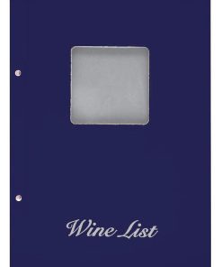 Next wine list με παράθυρο basic μπλε 23,5x32εκ. - Image 2