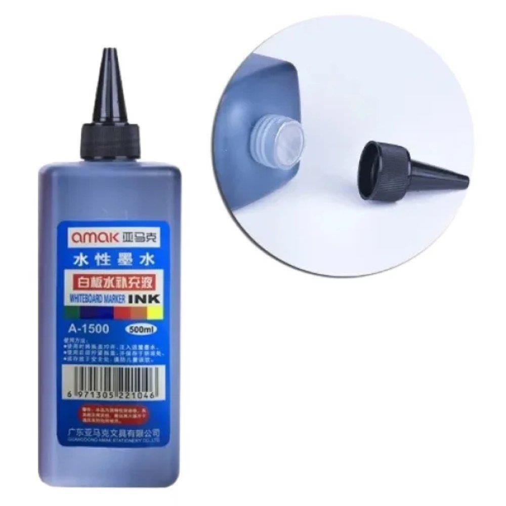 Μελάνι για μαρκαδόρο πίνακα μπλε 500 ml - Image 2