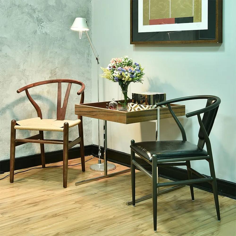 Καρέκλα ξύλινη Nextdeco σκούρη καφέ οξιά Υ76χ53.3x57εκ. - Image 7