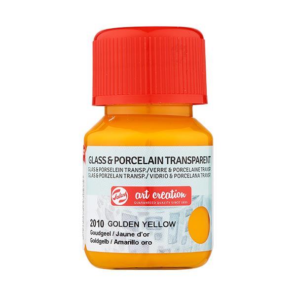 Talens χρώμα glass/porcelain transparent 2010 golden yellow 30ml - Image 2