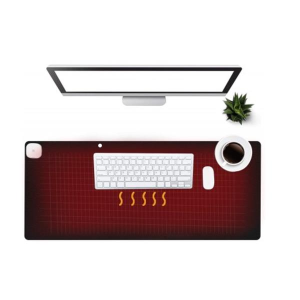 Θερμαινόμενη επιφάνεια - mousepad γραφείου 60x36εκ, γκρι - Image 8