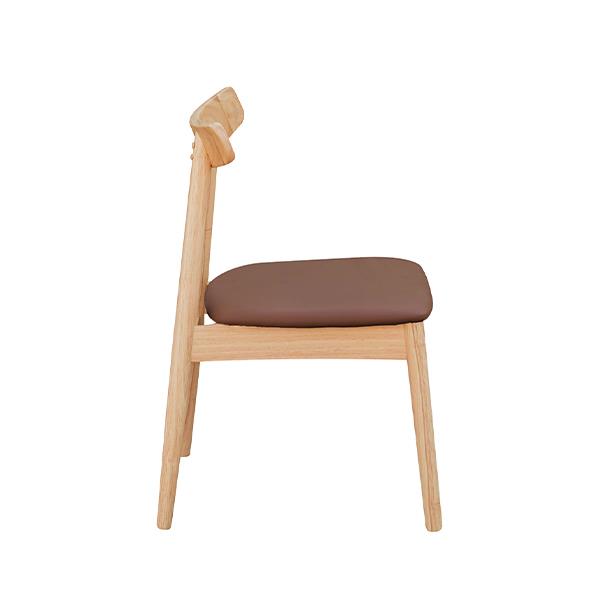 Καρέκλα ξύλινη Nextdeco Job καφέ Υ77x48x55εκ - Image 7