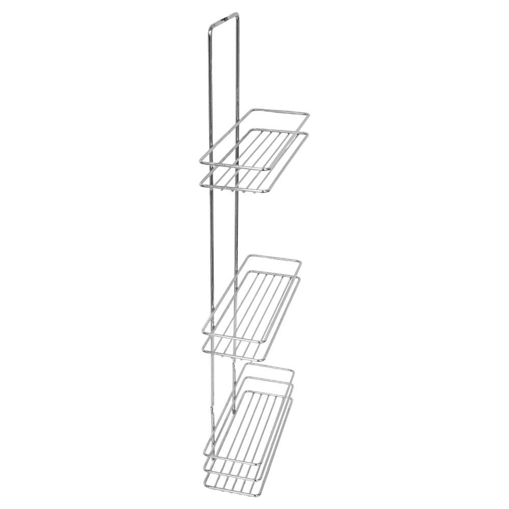 Ραφιέρα μπάνιου 3 ράφια Nextdeco επιχρωμιωμένο ατσάλι Υ58x8x23εκ - Image 6