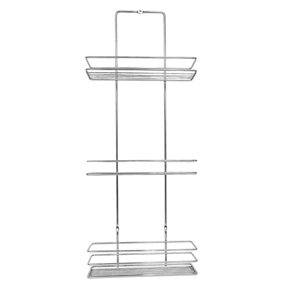 Ραφιέρα μπάνιου 3 ράφια Nextdeco επιχρωμιωμένο ατσάλι Υ58x8x23εκ - Image 8