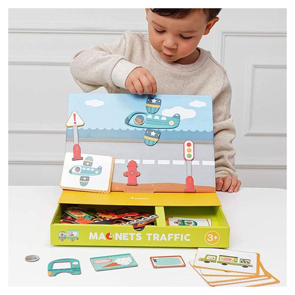Mideer μαγνητικό παζλ "Traffic Game" 58τμχ - Image 4