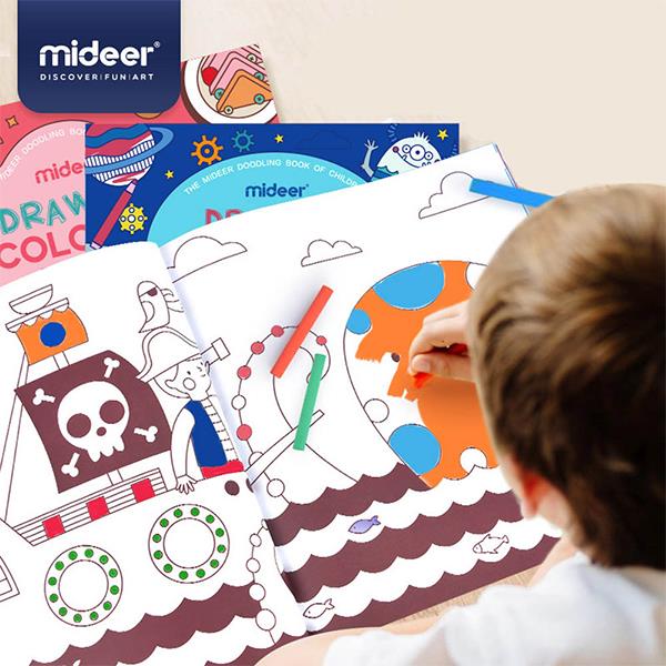 Mideer βιβλίο χρωματισμού για αγόρια 23x25εκ. - Image 4