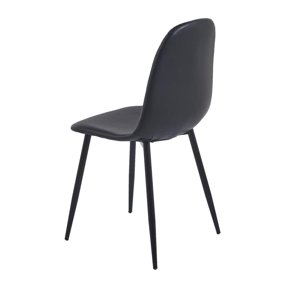 Καρέκλα μεταλλική Nextdeco Lina μαύρη Υ84x43x40εκ - Image 2