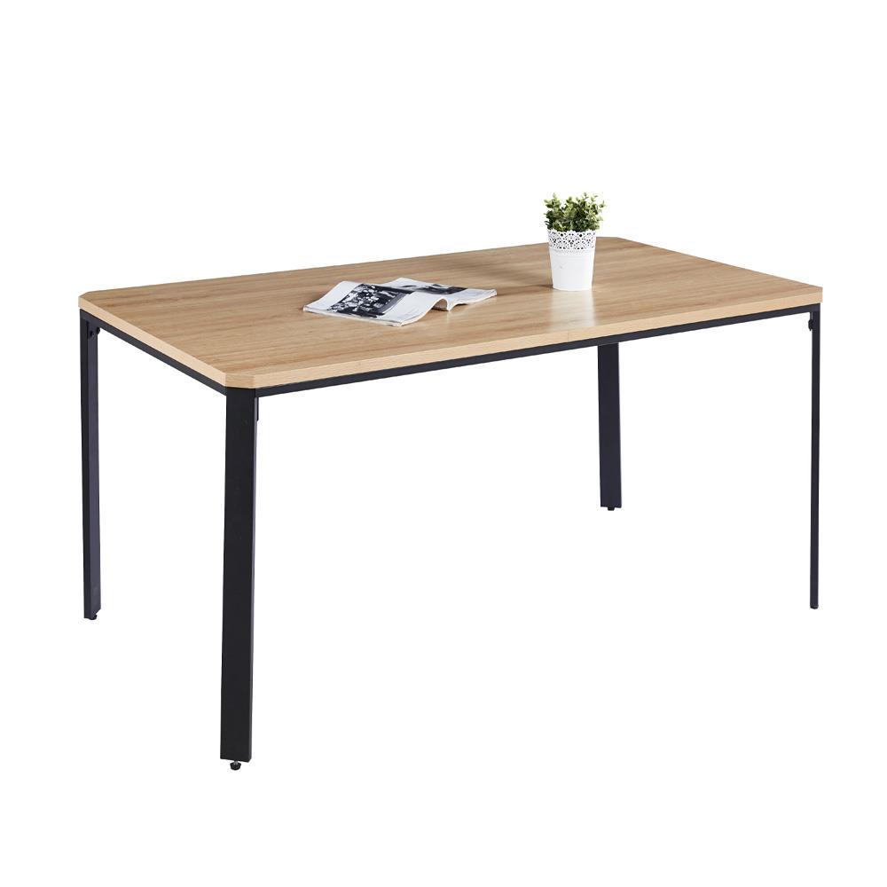 Τραπέζι Nextdeco MDF καπλαμά και δρυ ξύλο Υ75x160x90εκ - Image 2