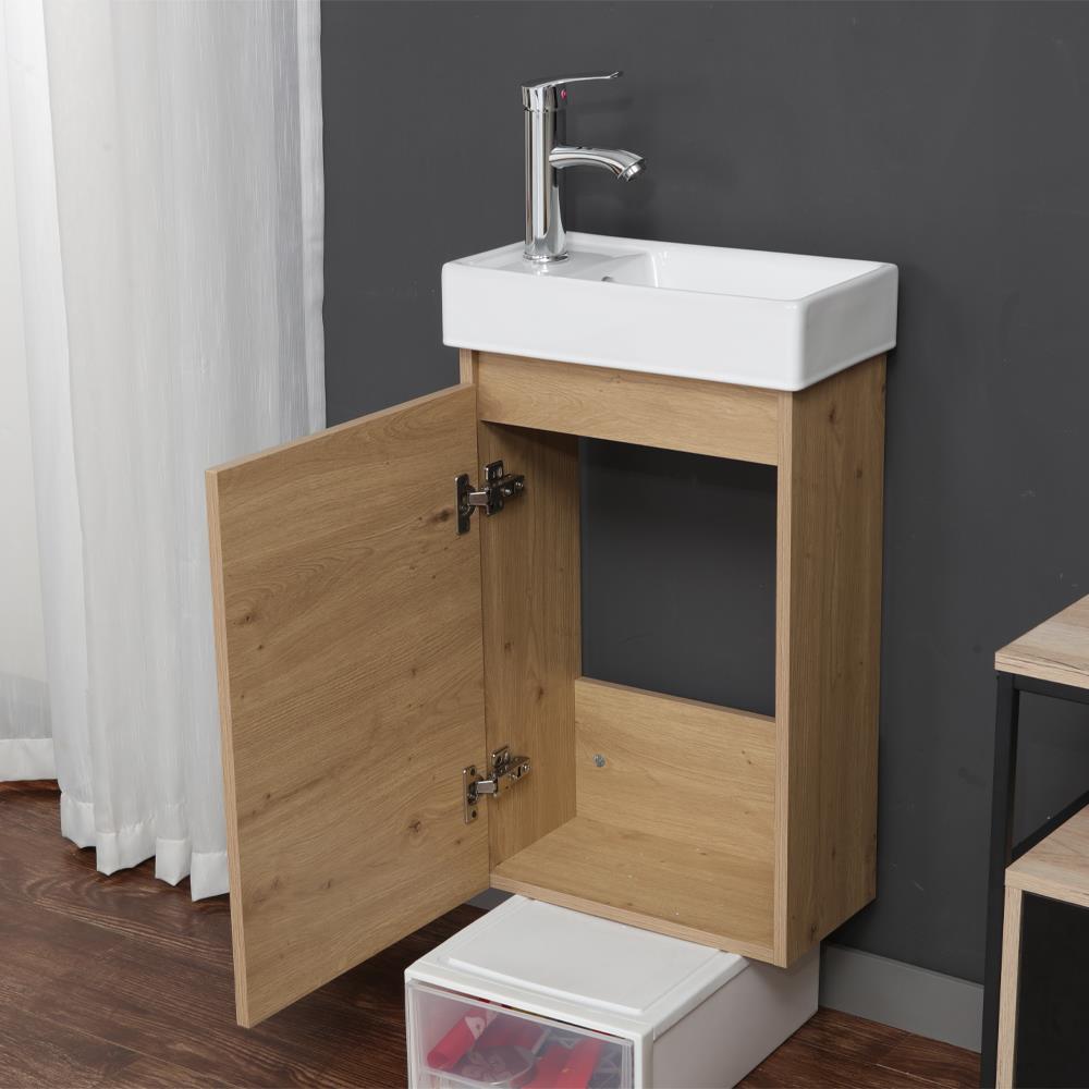 Σετ μπάνιου Nextdeco ντουλάπι με νιπτήρα - καθρέφτη Y60x38.5x21.2εκ. - Υ60x38.3εκ - Image 2