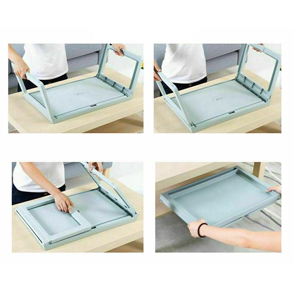 Τραπεζάκι πτυσσόμενο Nextdeco μπεζ 55x35x25εκ. - Image 4