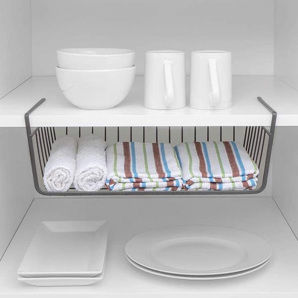 Καλάθι κρεμαστό ντουλάπας Nextdeco μαύρο Υ14x41x25εκ. - Image 4