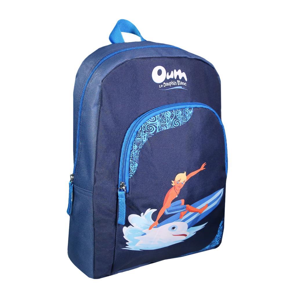 Bagtrotter τσάντα πλάτης νηπίου Oum Le Dauphin Blue Υ31x24x8εκ. - Image 3
