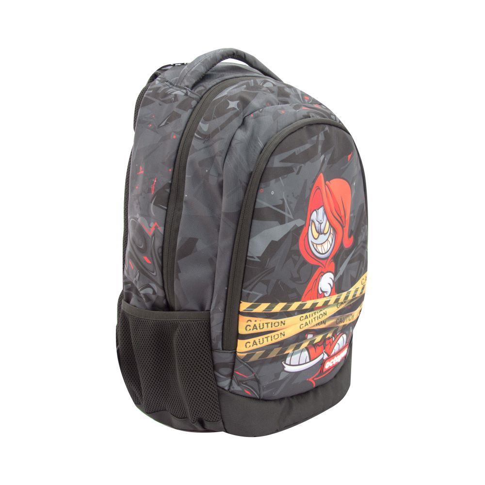 Τσάντα πλάτης CAUTION Υ45x27x17εκ. - Image 2