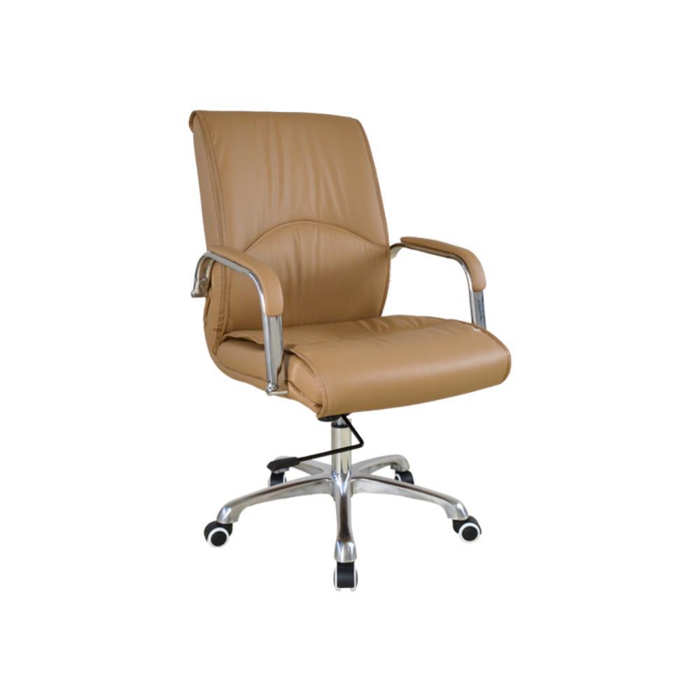 Καρέκλα γραφείου διευθυντική τροχήλατη Nextdeco Beluga camel Υ114-106x50x76εκ - Image 6