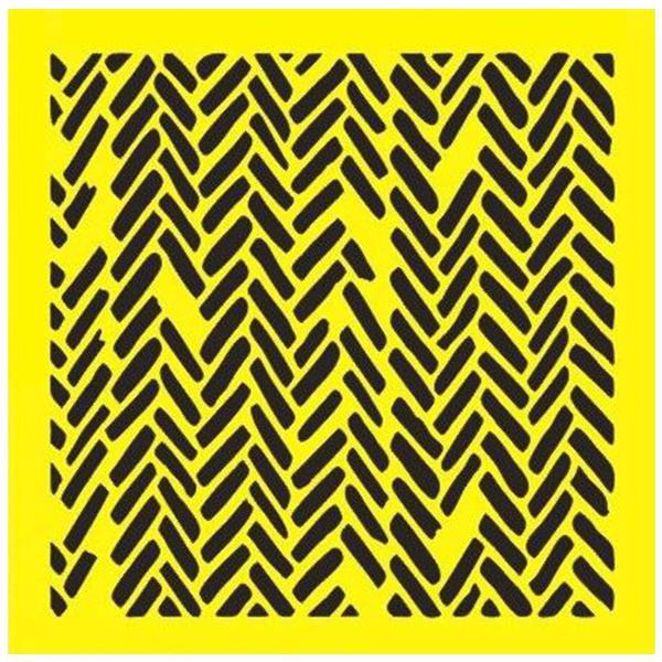 Στένσιλ πλαστικό "Ακανόνιστα ορθογώνια " 16x16εκ. (ST0129) - Image 2