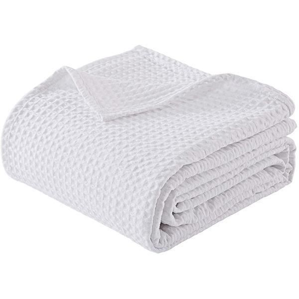Κουβέρτα "Pablo" πικέ 100% βαμβακερή λευκή 220x240εκ. - Image 3