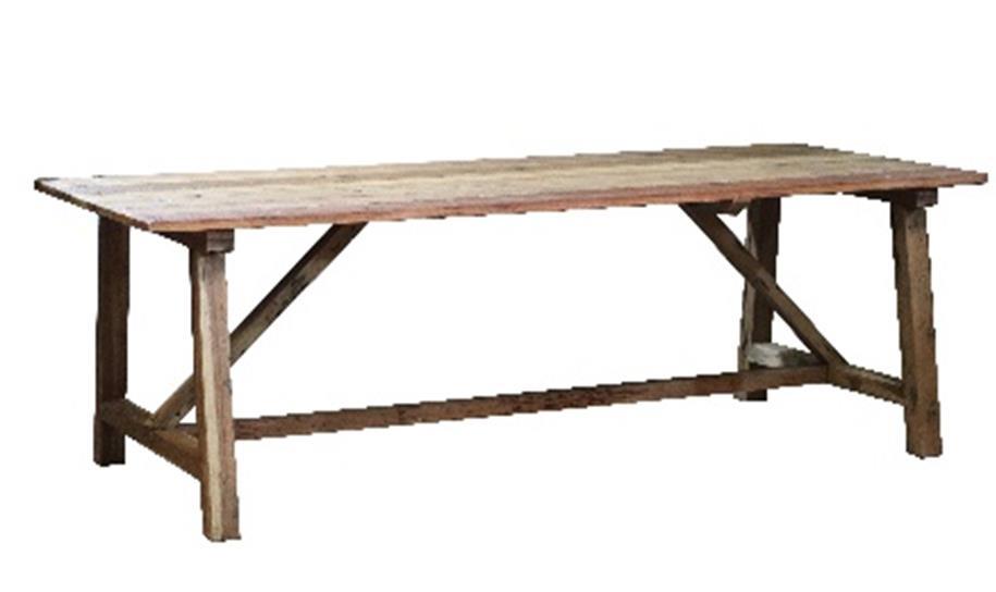 Τραπέζι Nextdeco Tribeca από ξύλο teak - mahoni Υ73x90x180εκ. - Image 2