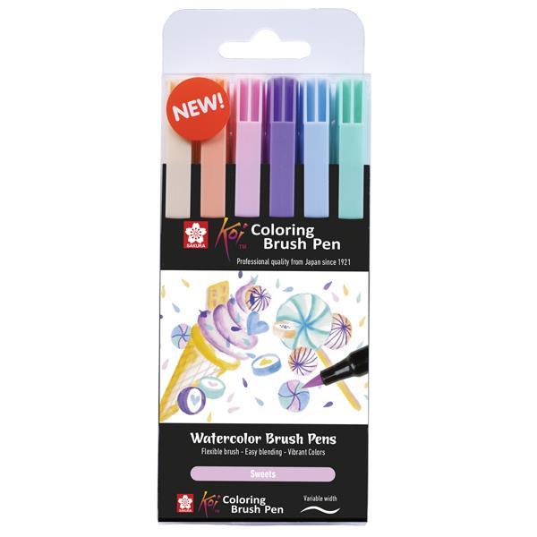 Sakura Koi Sweets brush markers σετ 6 τεμ. - Image 2