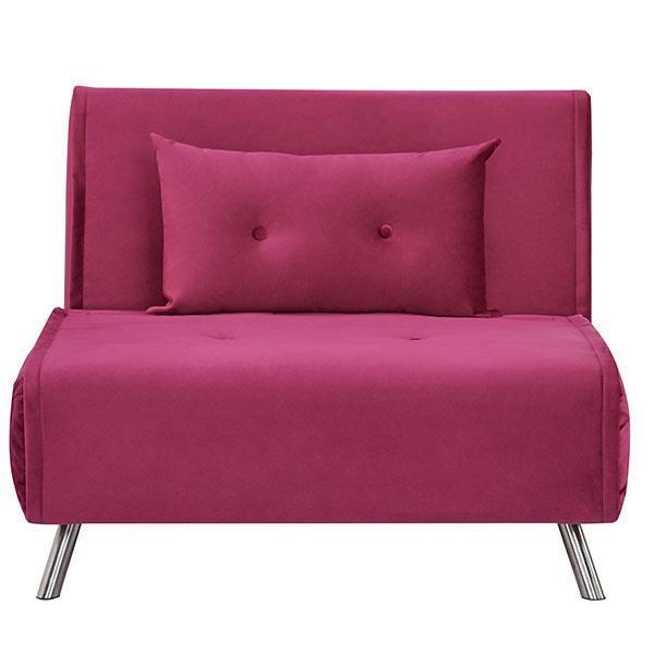 Πολυθρόνα κρεβάτι Nextdeco Berlin φουξ Υ92x100x91εκ. - Image 4