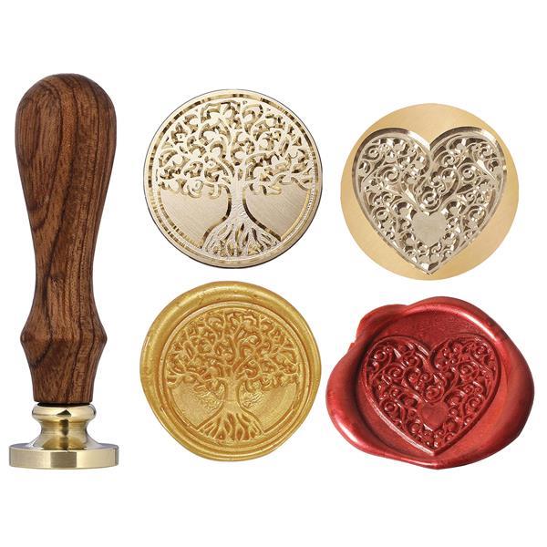 Σφραγίδα για βουλοκέρι με 2 σχέδια Life 2,5εκ. - Image 2