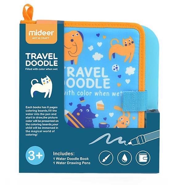 Mideer βιβλίο χρωματισμού water doodle για αγόρια 19x23εκ. - Image 2
