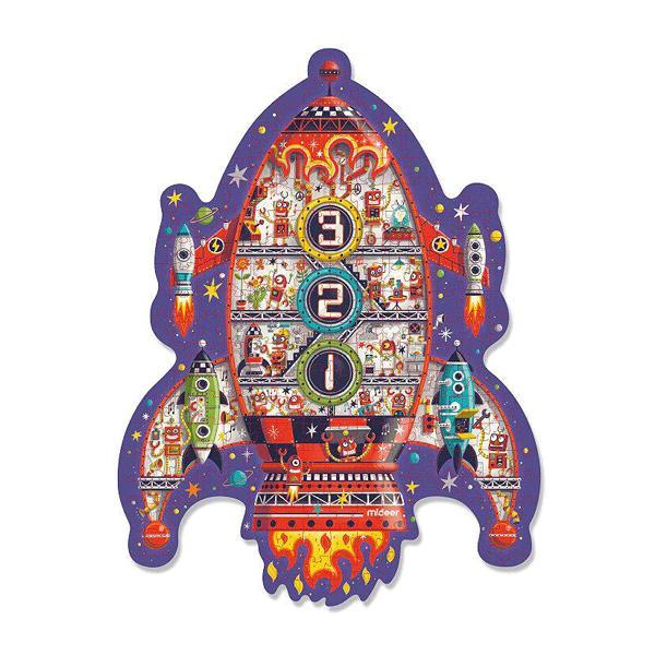 Mideer παζλ με κοπτικό "Διαστημικός Πύραυλος" 230 τεμαχίων - Image 3