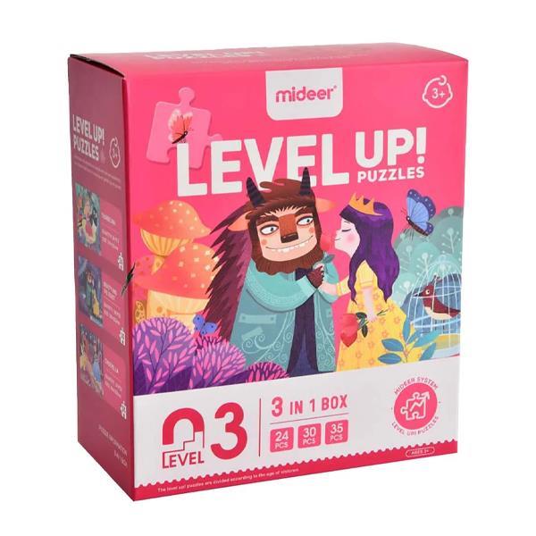 Mideer παζλ 3 σε 1 - Level Up 3 "Princess Fate" 24,30 - 35τμχ - Image 2