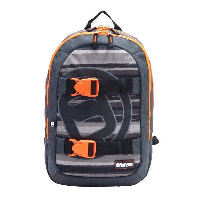 Bagtrotter τσάντα πλάτης μαύρο-γκρι 51x33x20εκ. - Image 2